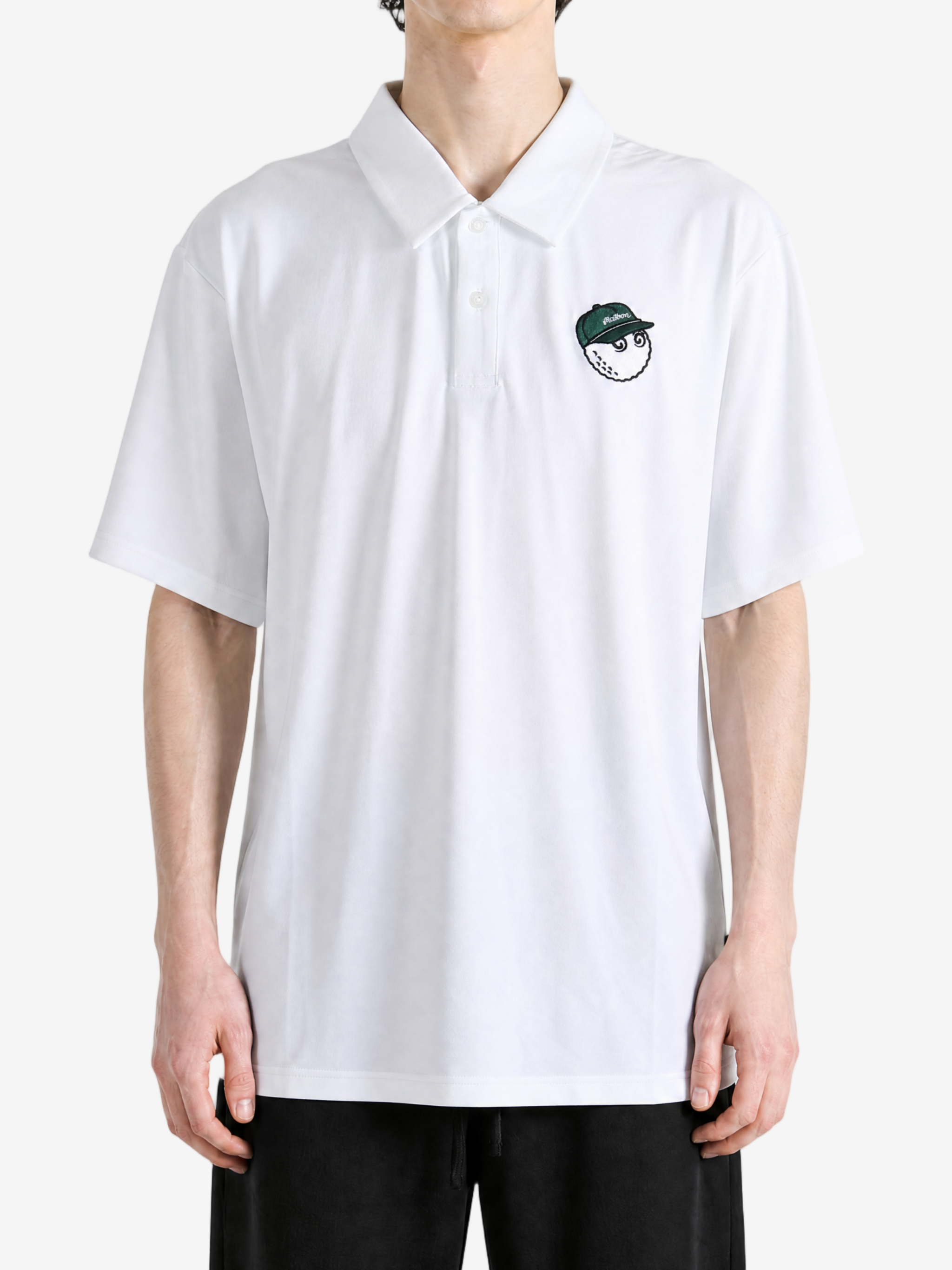White shirt, full body view