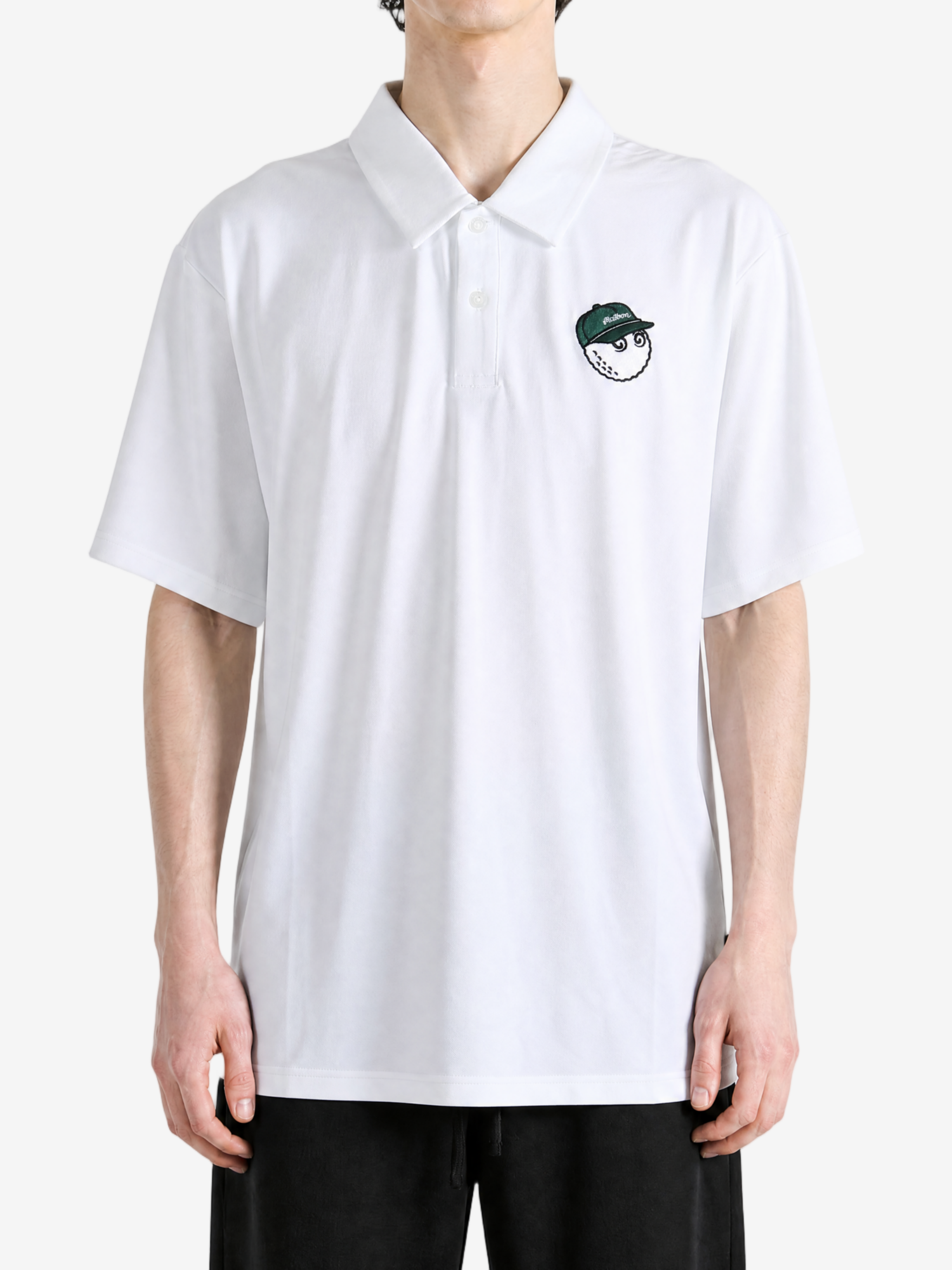 White shirt, full body view