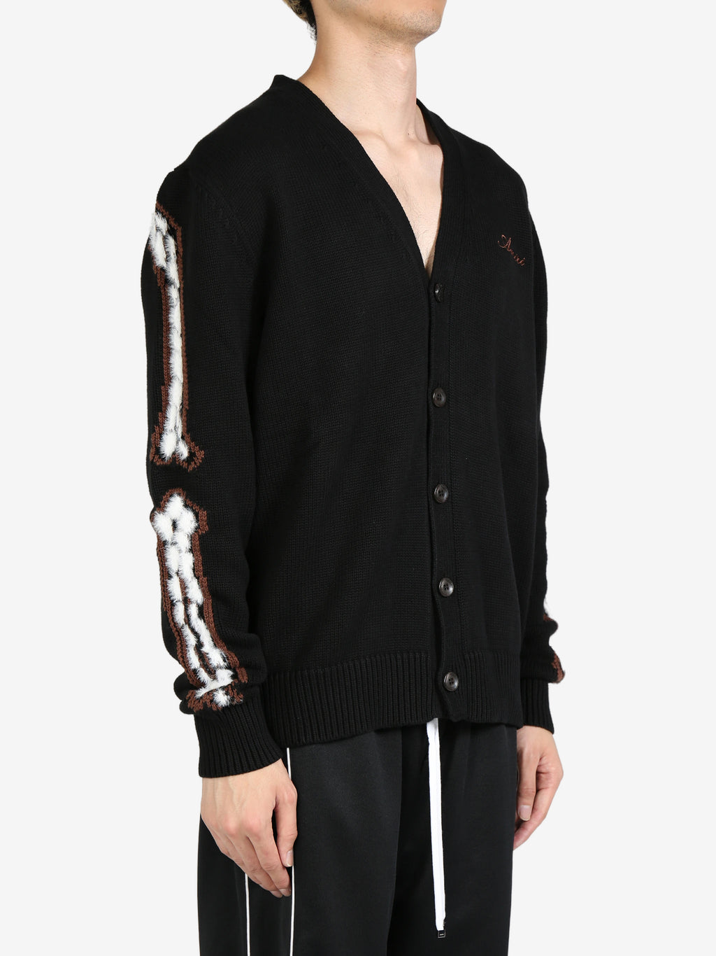 AMIRI - Men Leopard Bones Cardigan