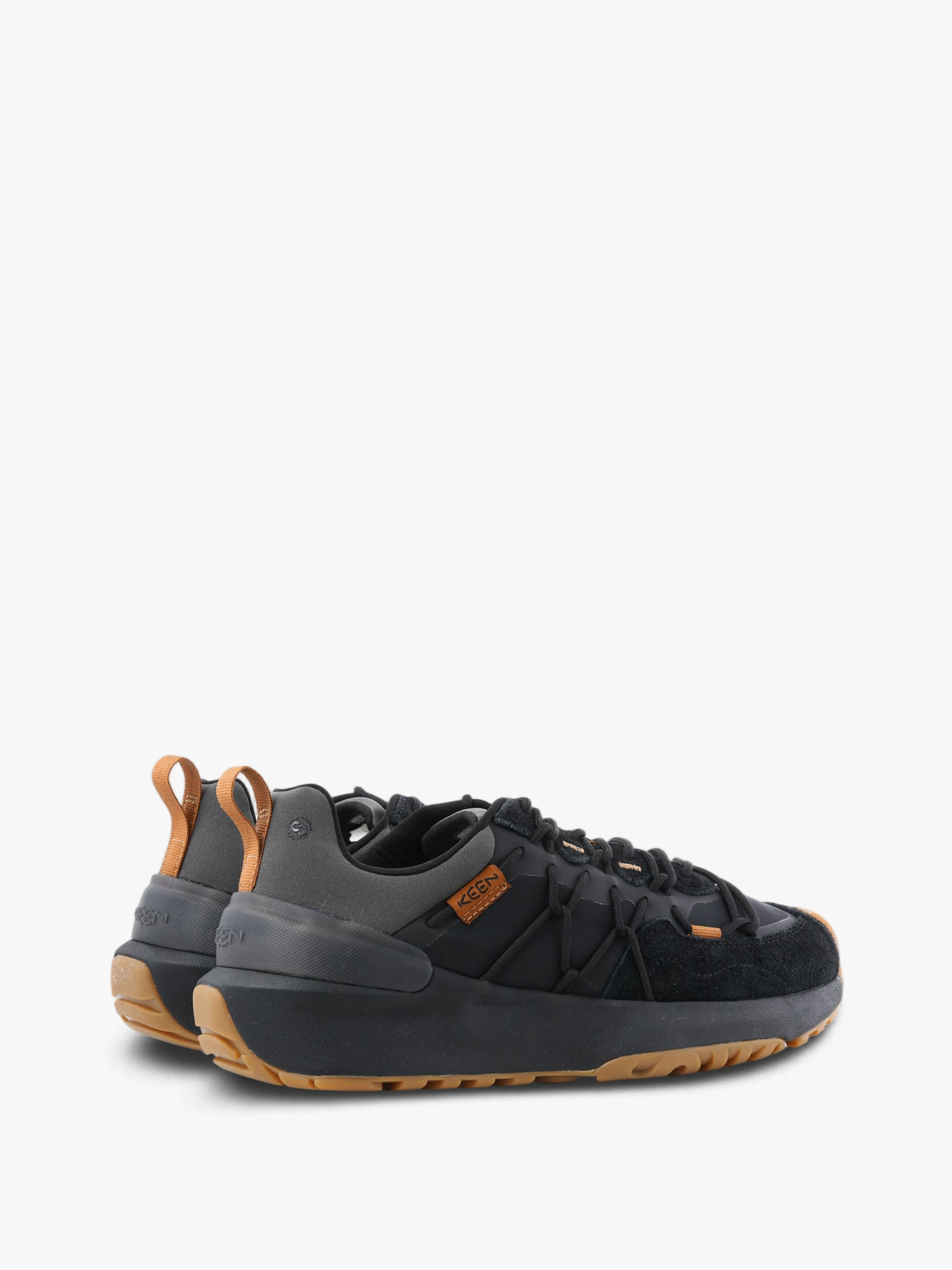 Black shoes, side view