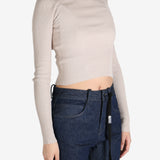 ANN DEMEULEMEESTER - Women Kati Cropped Sweater