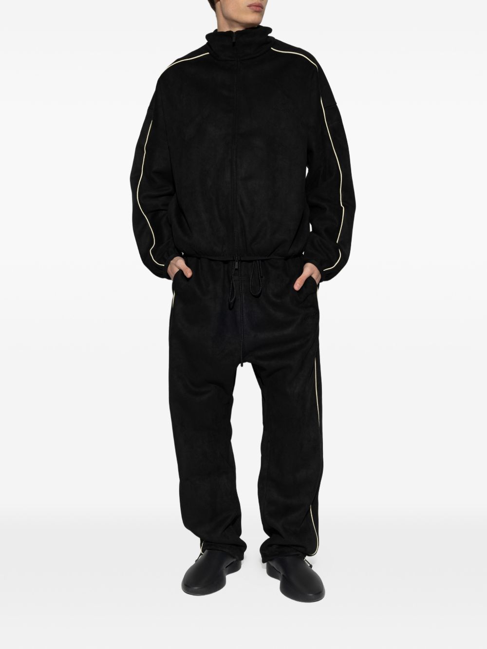 Black pants, full body view