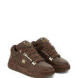 Brown shoes, front view