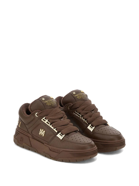 Brown shoes, front view