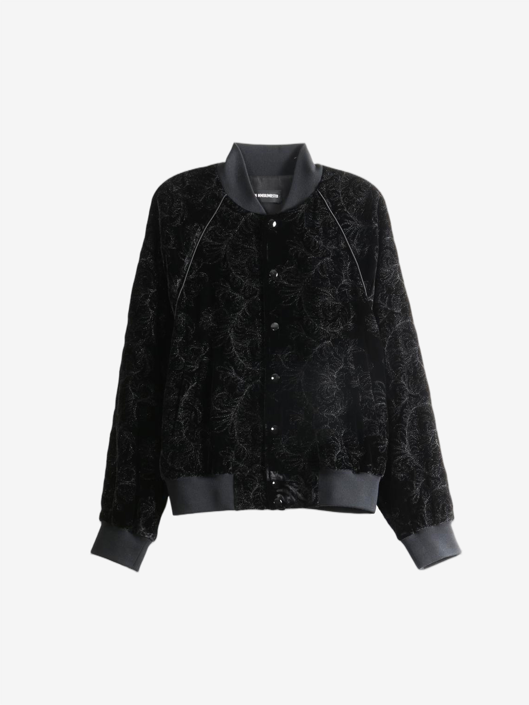 Black jacket, front view