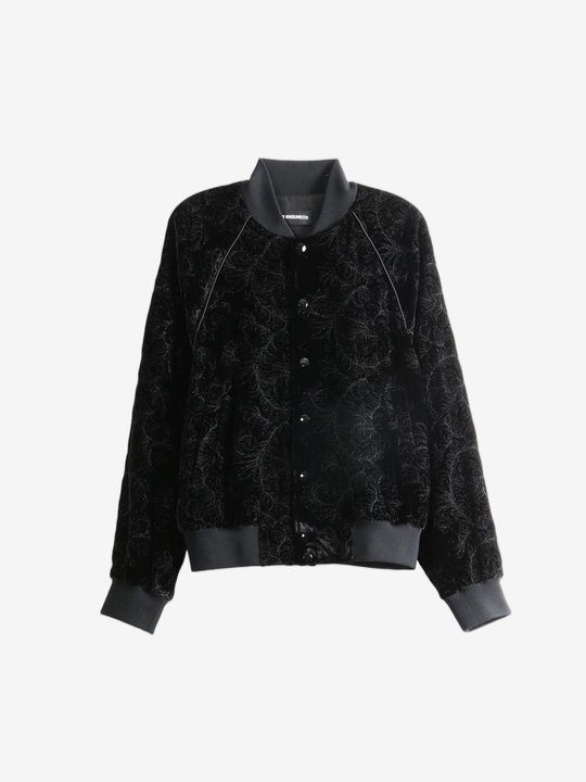 Black jacket, front view