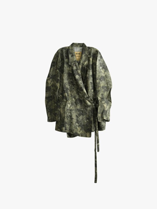 Green jacket, front view