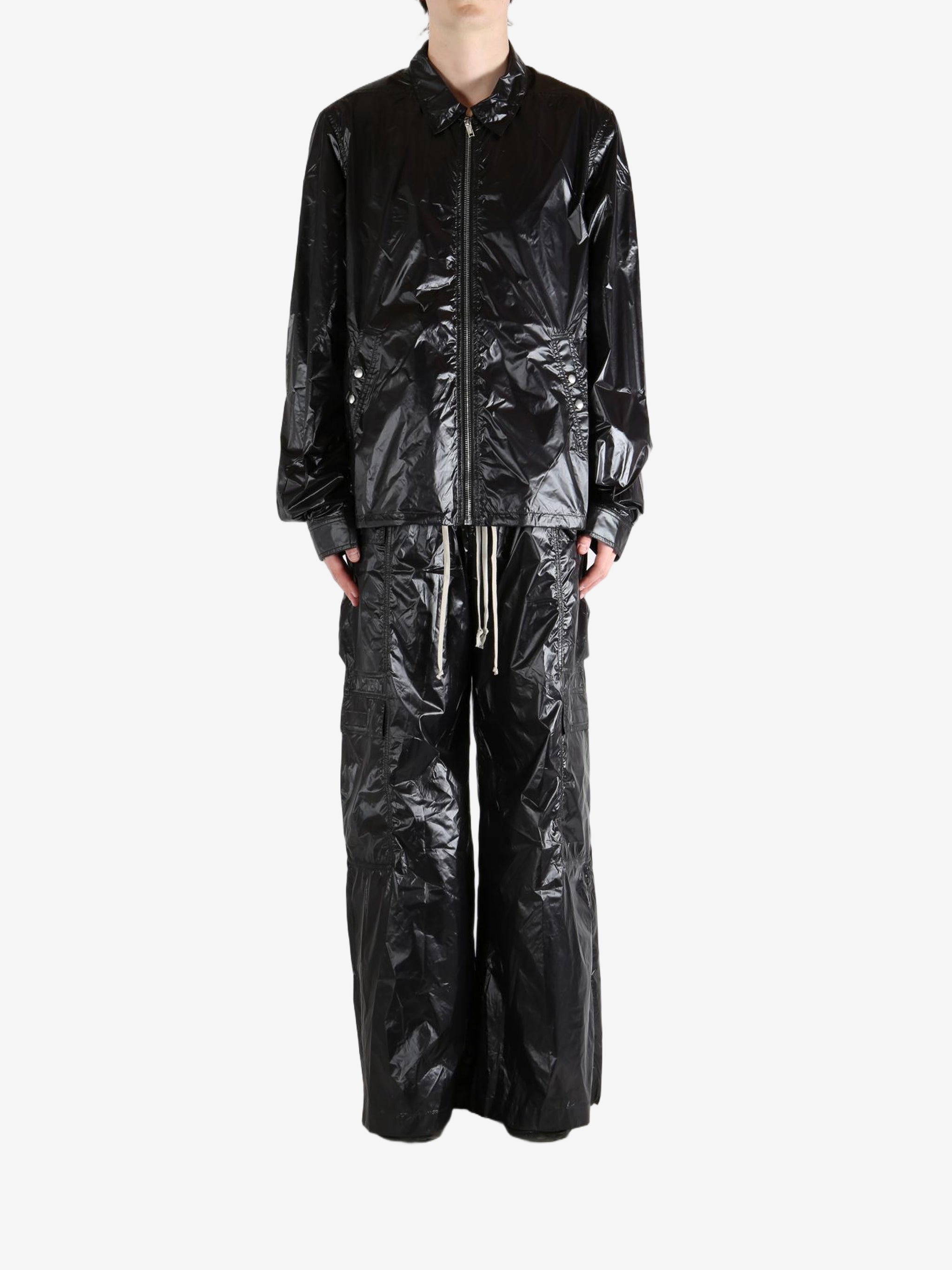 Black jacket, front view