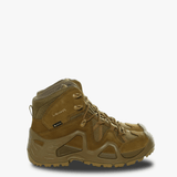 Brown boots, front view