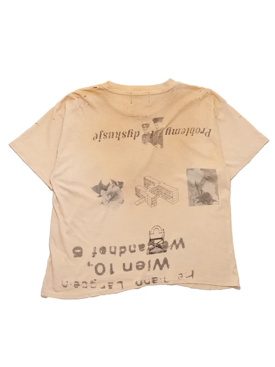 Tan t-shirt, front view