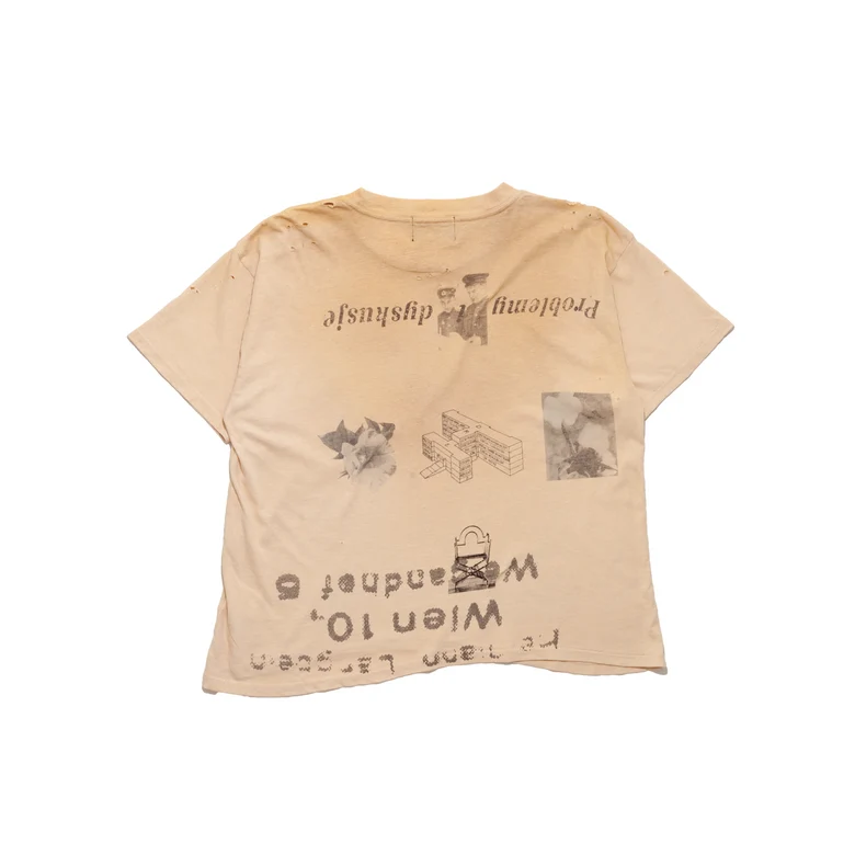 Tan t-shirt, front view