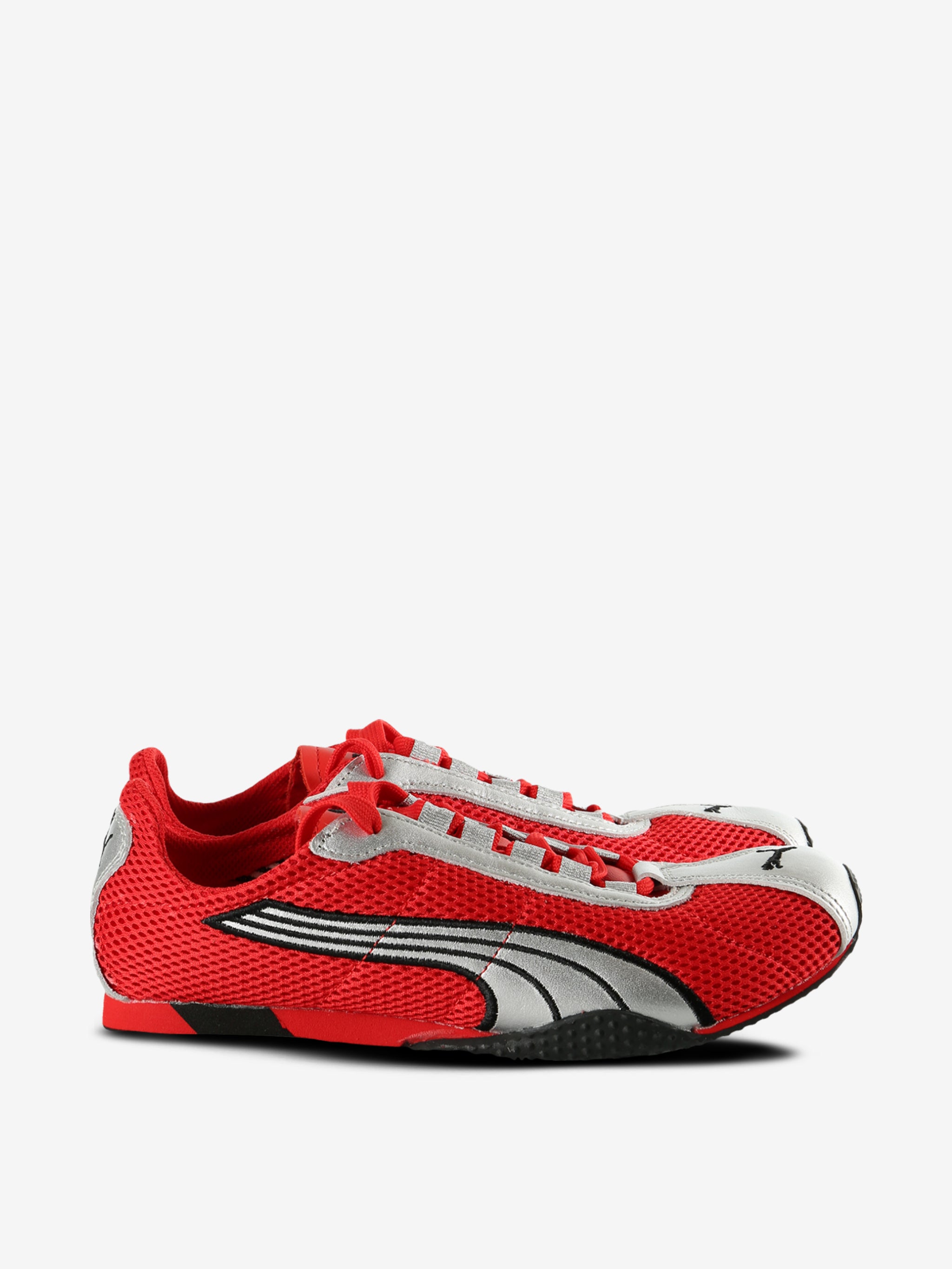 Red sneakers,front view