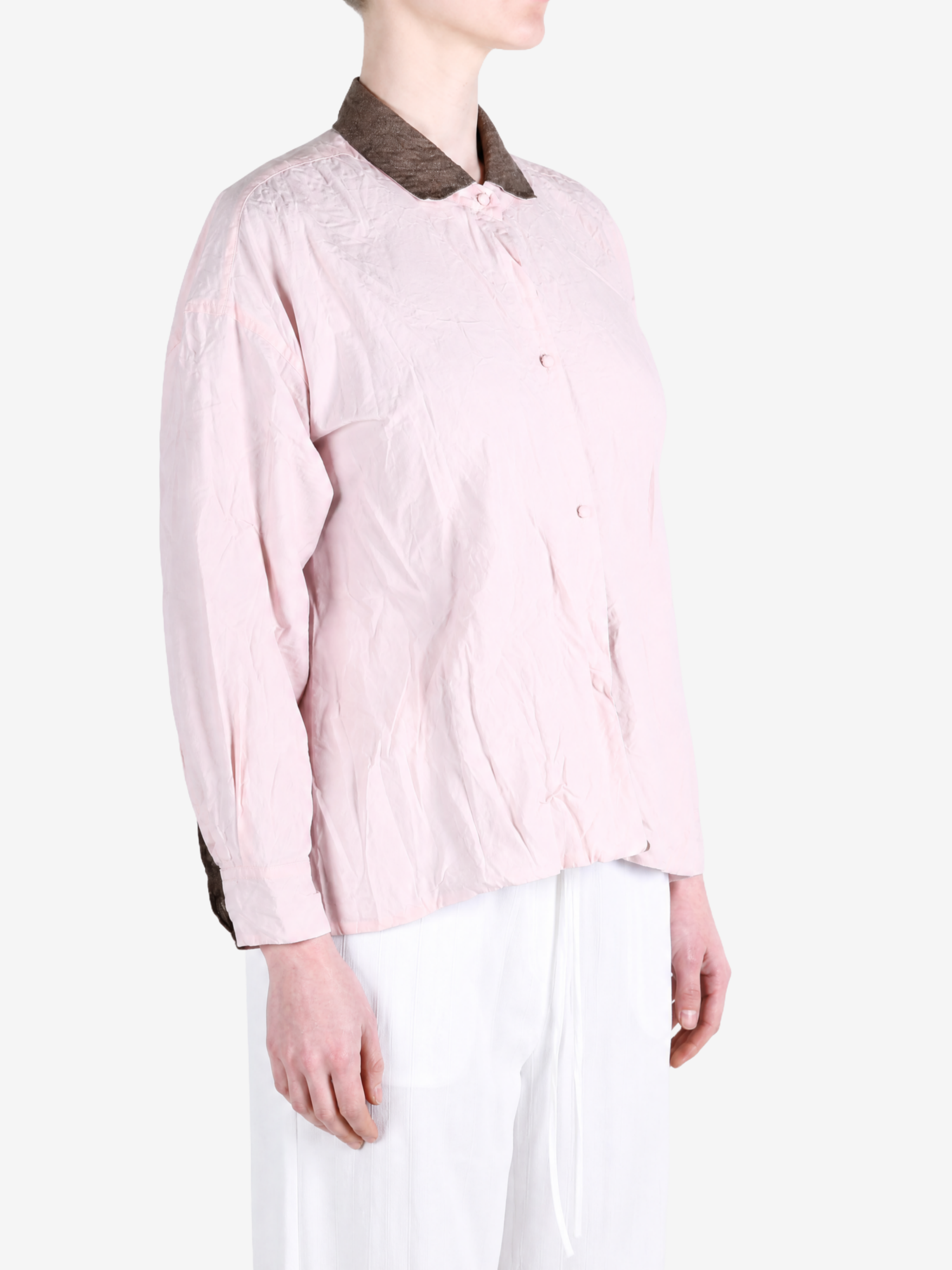 Pink shirt, front view
