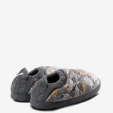 Grey shoes, back view