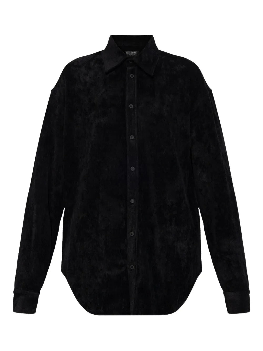 Black shirt, front view