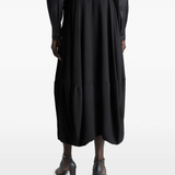 Black skirt, full body view
