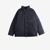 Navy jacket, front view