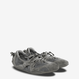 Grey sneaker, side view