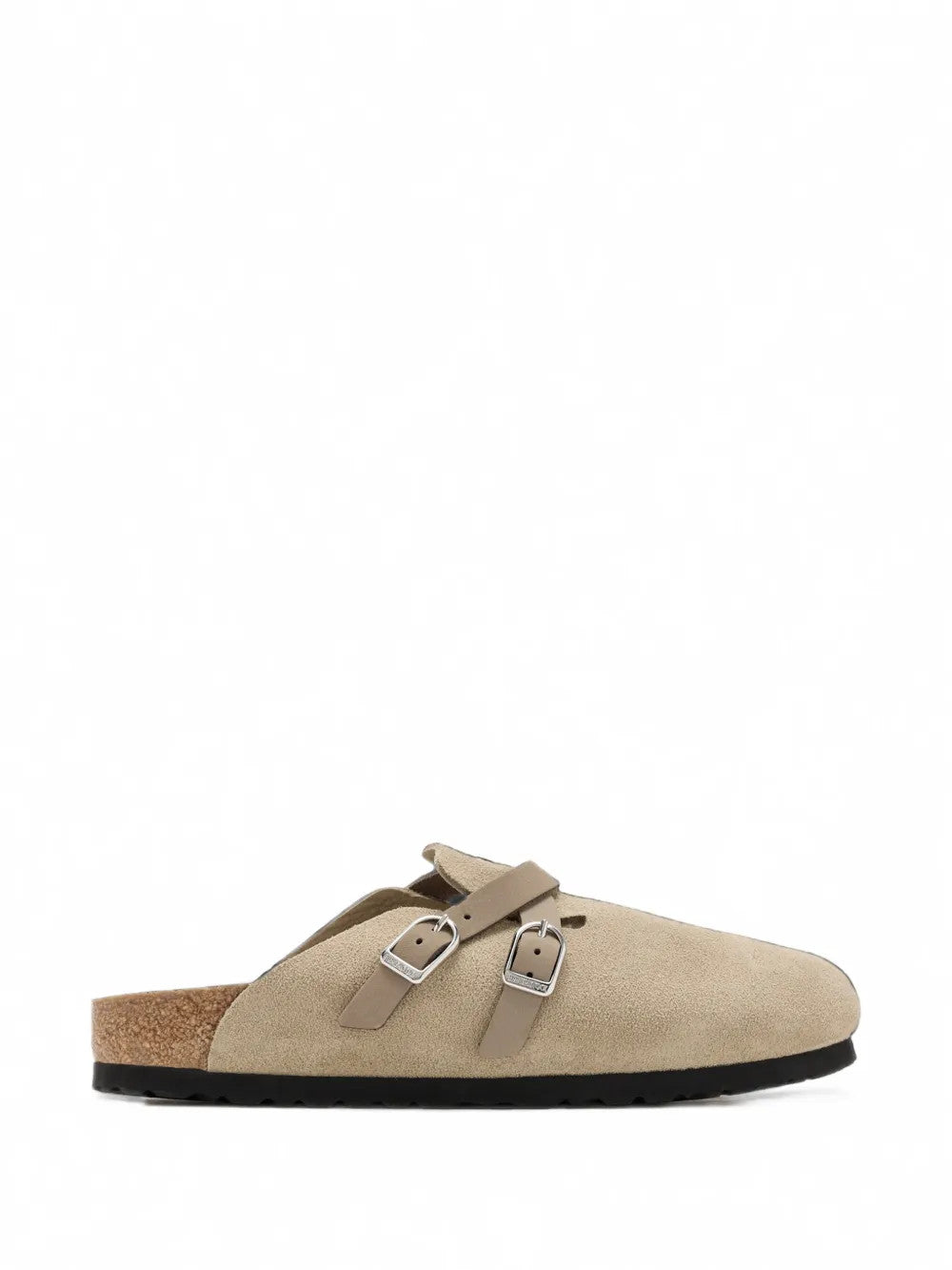 Tan sandals, front view