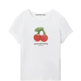 White t-shirt, front view
