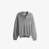Grey hoodie, front view