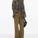 Grey shirt, full body view