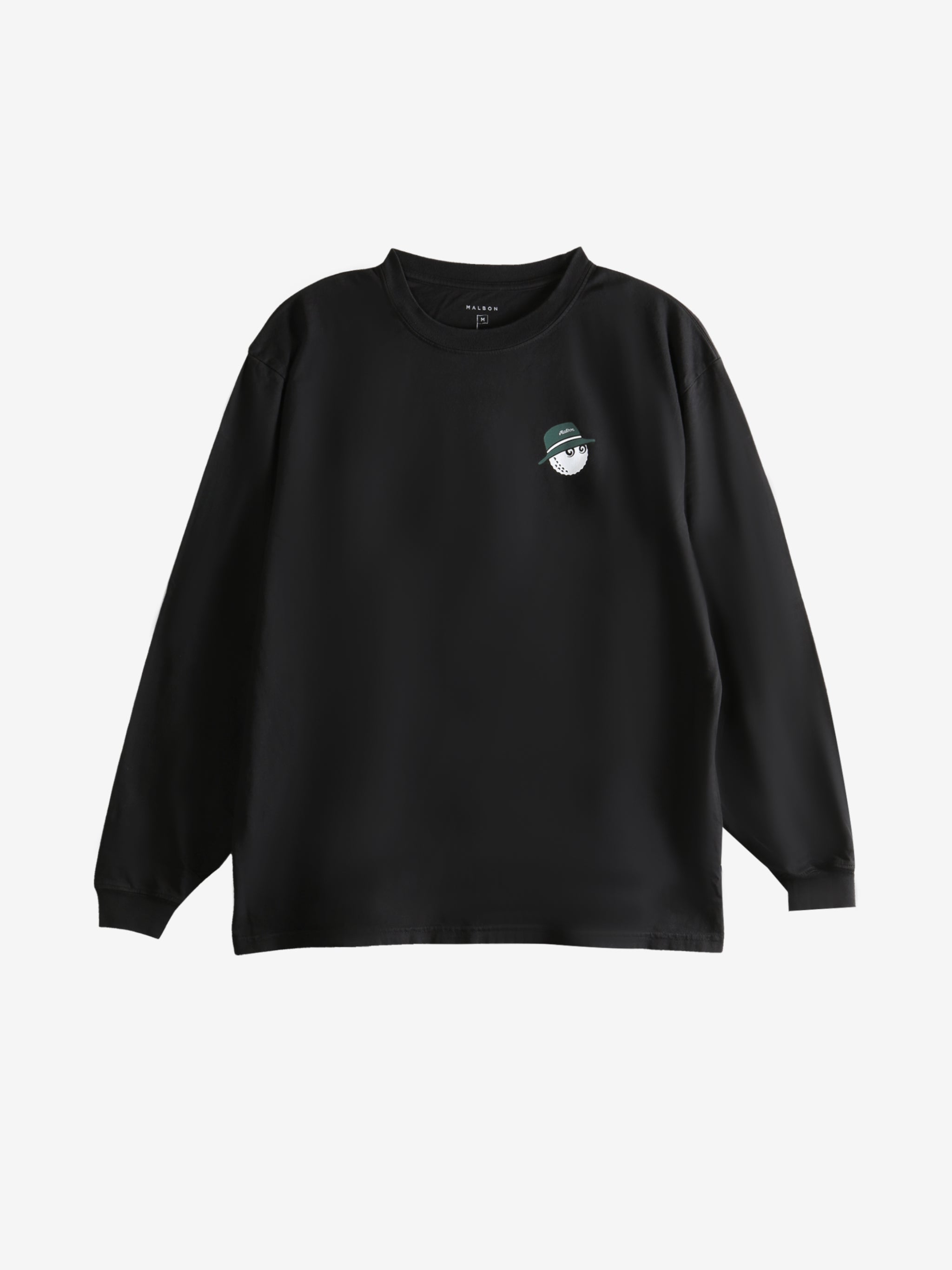 Black shirt, front view