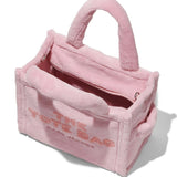 Pink bag, top view
