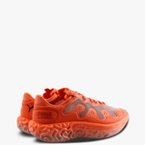 Orange shoes, side view