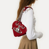 Red bag, side view
