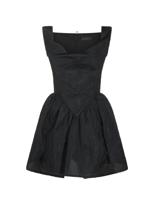 Black dress, front view