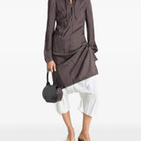 Brown dresses, full body view