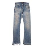 Blue pants,front view