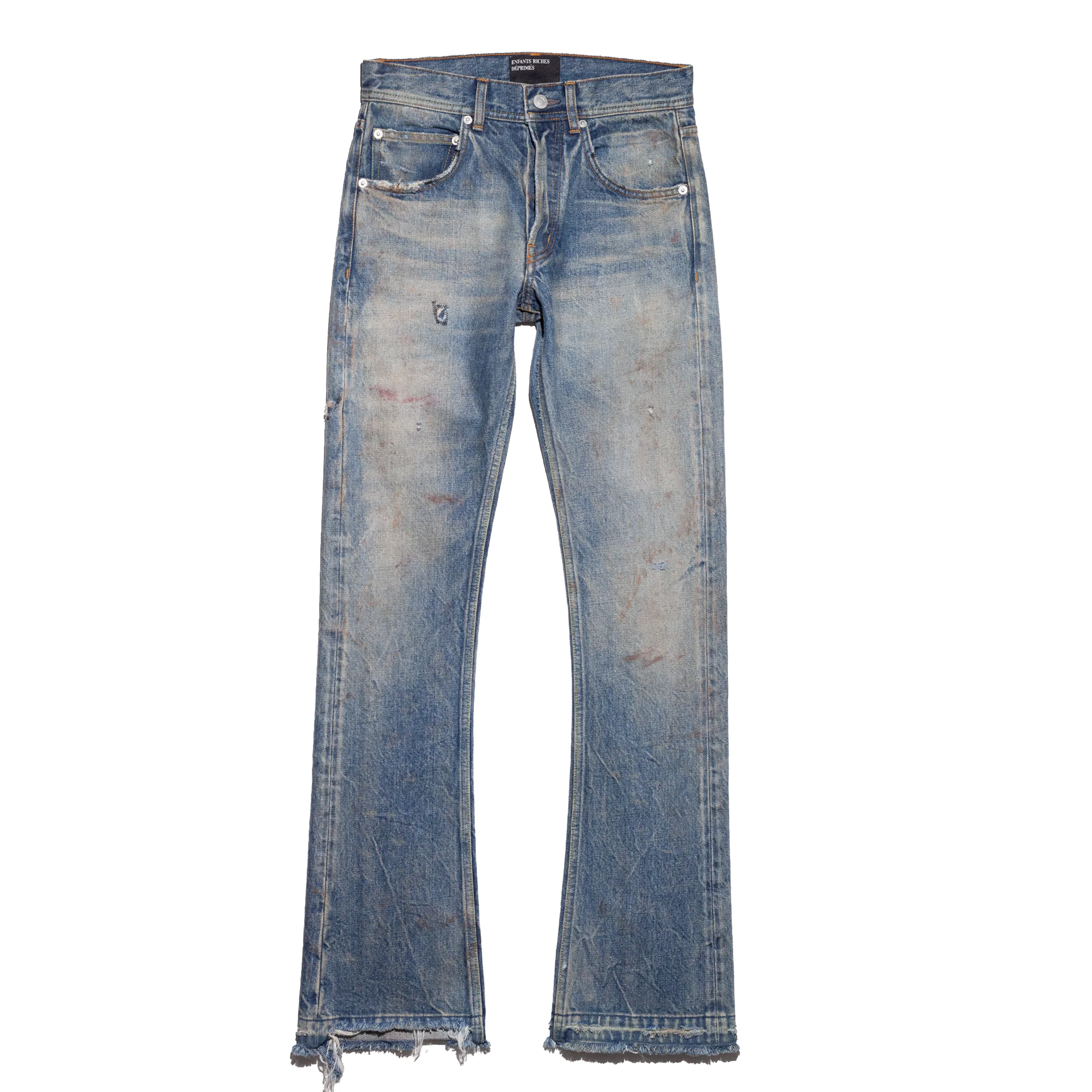 Blue pants,front view