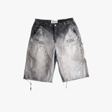 Grey shorts, front view