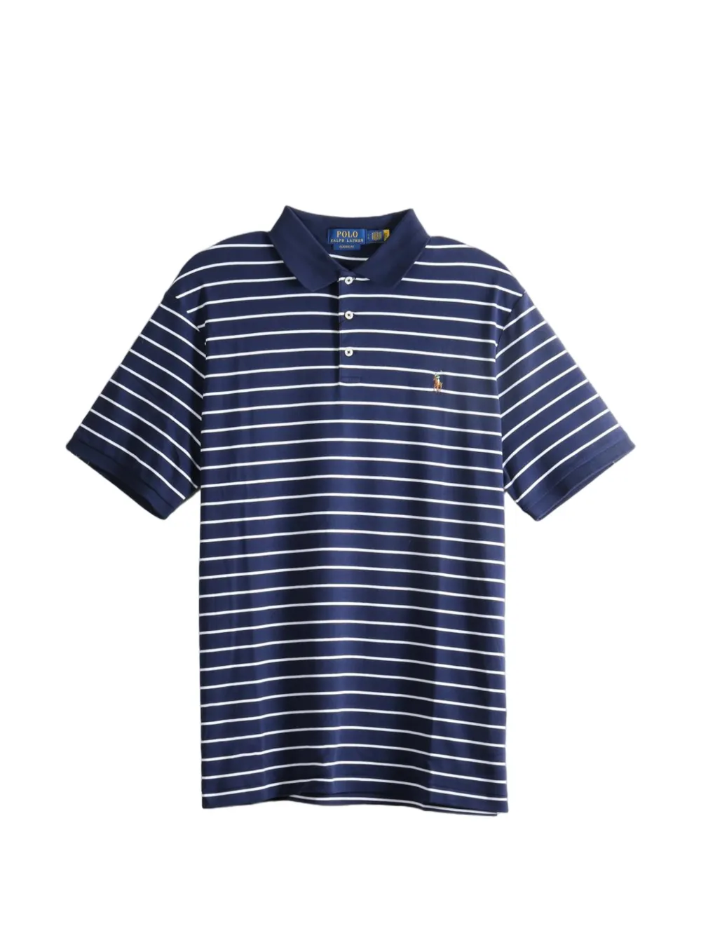 Blue t-shirt, front view