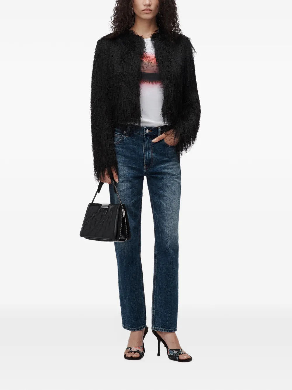 Blue jeans, full body view