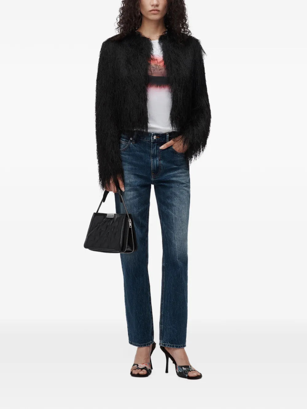 Blue jeans, full body view