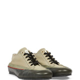 Green shoes, front view