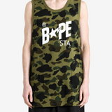 A BATHING APE - Men 1St Camo Bape Sta Tank Top