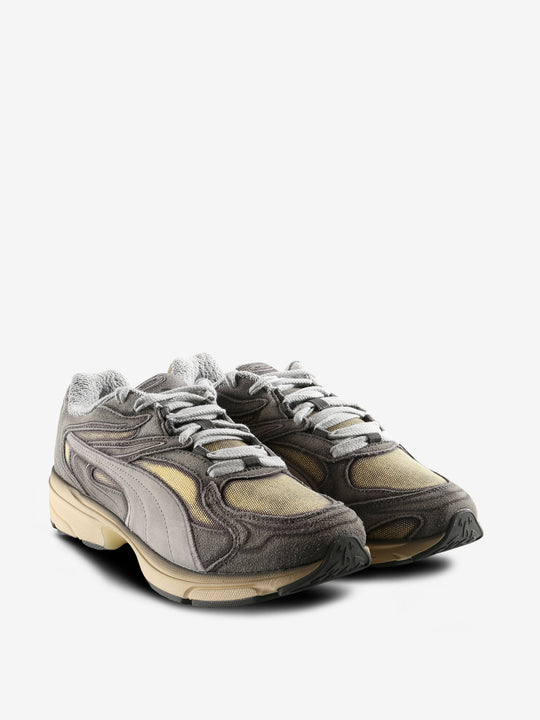 Grey sneakers,side view