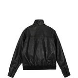 Black jacket, back view