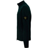 Green knitwear, front view