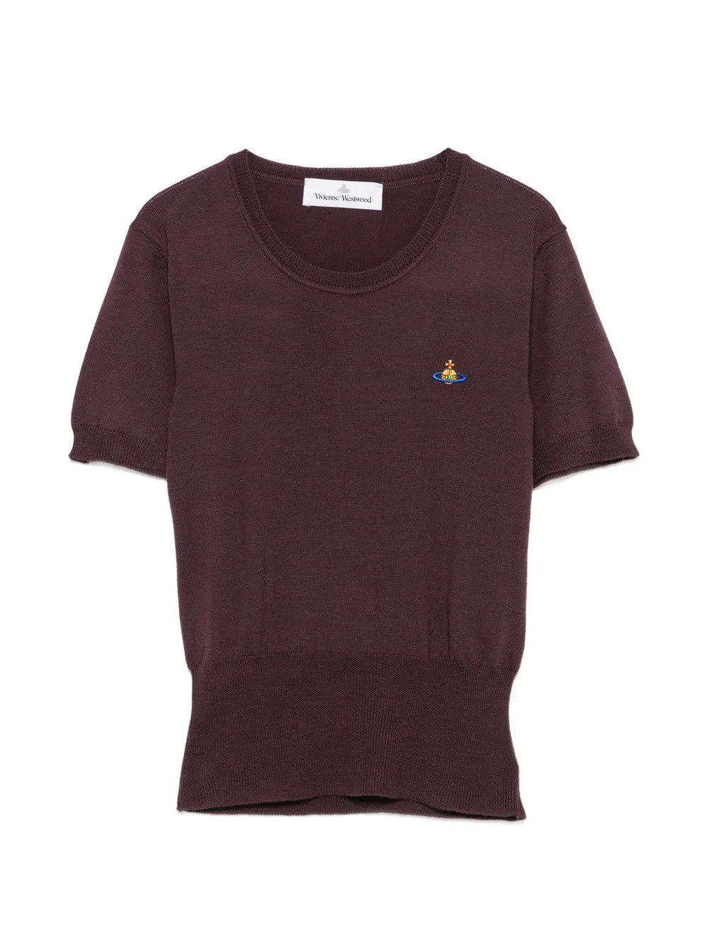 Burgundy top, front view