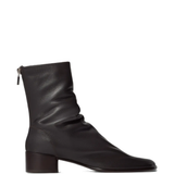 Black ankle boot,front view