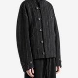 Black jacket, front view