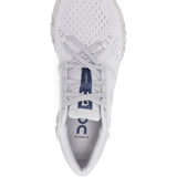 Purple sneakers, top view