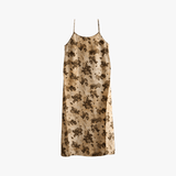 Tan dress, front view