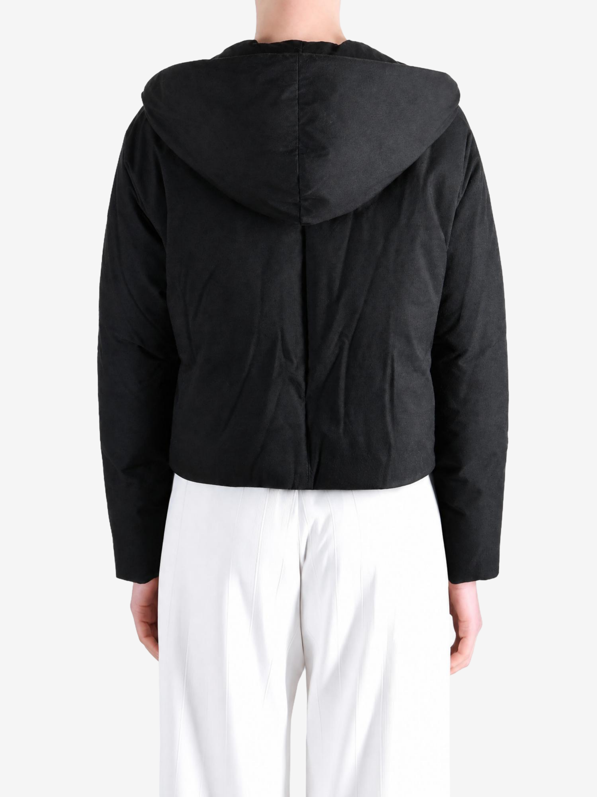 Black jacket, front view