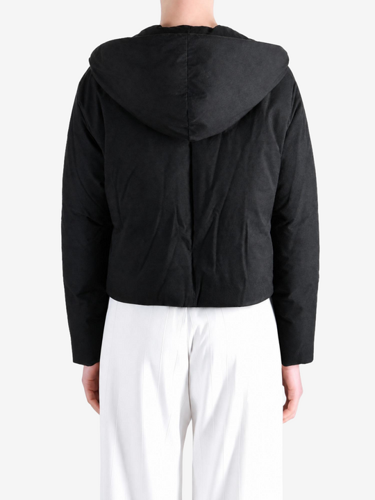 Black jacket, front view